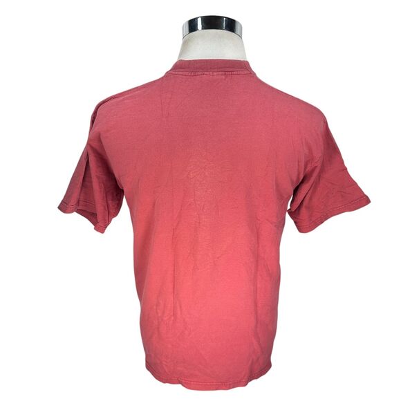 Vintage Lifting Workout 0% Body Fat Skeleton T-Shirt Men’s Large Pink Y2K Tee - Picture 3 of 11